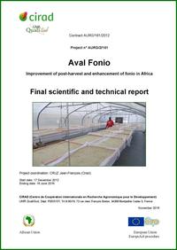 Final scientific and technical report (© J-F Cruz, Cirad)